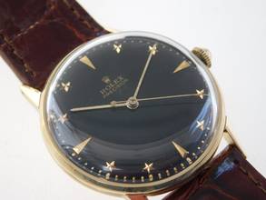 Thumbnail von Rolex Oyster Precision Stelline 18 Karat Gelbgold , absolute Rarität seltenes Modell Ref. 3745 Handaufzug