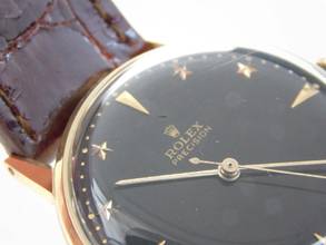 Thumbnail von Rolex Oyster Precision Stelline 18 Karat Gelbgold , absolute Rarität seltenes Modell Ref. 3745 Handaufzug