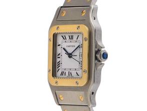 Thumbnail von Cartier Santos GM Großes Modell Ref.2961 1979 Full Set sehr gut Vintage Santos GM großes Modell