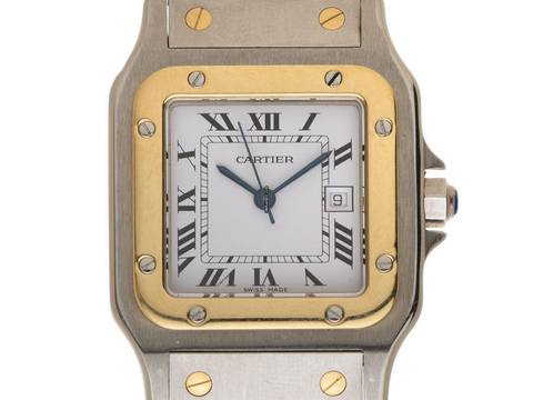 Cartier Santos GM Großes Modell Ref.2961 1979 Full Set sehr gut Vintage Santos GM großes Modell
