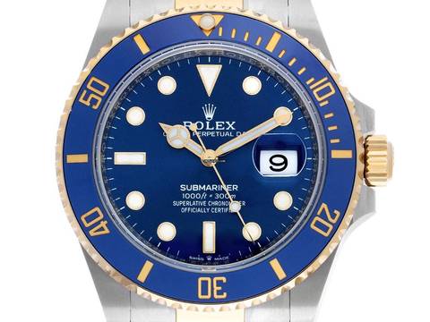 Rolex Submariner Date Ref.126613LB 2023 Full Set wie Neu Submariner Date Bluesy