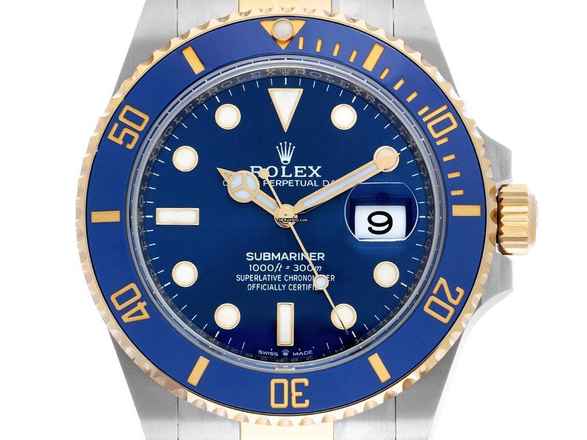  Rolex Submariner Date Ref.126613LB 2023 Full Set wie Neu Submariner Date Bluesy 