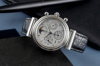 Thumbnail von IWC Da Vinci Perpetual Calendar Chronograph Stahl Perpetual Calendar Automatik Herren Ref IW375011