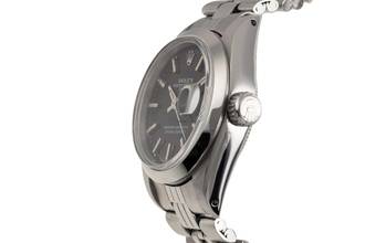 Thumbnail von Rolex Oyster Perpetual Lady Date 26 Black Dial Oyster Edelstahl Automatik Damenuhr Ref. 6916