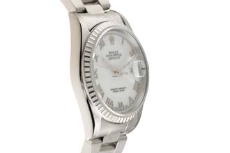 Thumbnail von Rolex Datejust 36 White Dial Oyster Stahl Automatik Herrenuhr Ref.16220 P-Serie