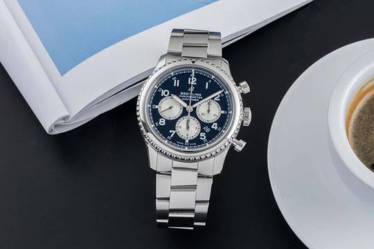 Breitling Navitimer 8 Chronograph Stahl Automatik Herrenuhr AB011713 B&P