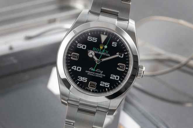  Rolex Air King Automatik Stahl Herrenuhr Oyster Perpetual Ref. 116900 