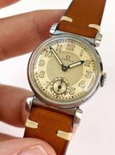 Thumbnail von Omega Serviced Small Scarab Stahl Art Deco Kal. 26.5 SOB zweifarbiges Ziffernblatt