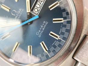 Thumbnail von Omega Dynamic Geneve Day Date Blue Racing Dial Seamaster Vintage Automatic Automatik
