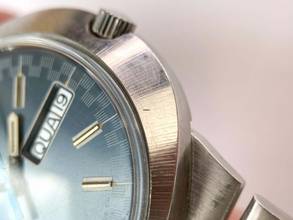 Thumbnail von Omega Dynamic Geneve Day Date Blue Racing Dial Seamaster Vintage Automatic Automatik