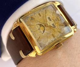 Thumbnail von Omega Seamaster Cosmic Serviced Cosmic Triple Date Vintage Moonphase Mondphase Solid Gold Vollgold ref 3944 3944