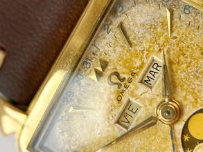 Thumbnail von Omega Seamaster Cosmic Serviced Cosmic Triple Date Vintage Moonphase Mondphase Solid Gold Vollgold ref 3944 3944