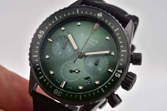 Thumbnail von Blancpain Fifty Fathoms Bathyscaphe Chronograph Flyback 5200-0153-B52A Green Dial