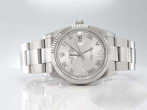 Thumbnail von Rolex Datejust 36 126234 2023 Stahl Weissgold 750 Diamanten Automatik Gold