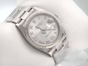 Thumbnail von Rolex Datejust 36 126234 2023 Stahl Weissgold 750 Diamanten Automatik Gold