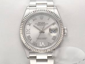 Thumbnail von Rolex Datejust 36 126234 2023 Stahl Weissgold 750 Diamanten Automatik Stainless Steel 18kt White Gold Oyster-band Chronometer