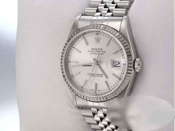  Rolex Datejust 36 36mm 16234 2001 Stahl Weissgold 750 Automatik Stainless Steel 18kt White Gold Date Just Jubilé-band Chronometer Oyster 