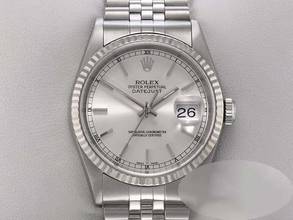 Thumbnail von Rolex Datejust 36 36mm 16234 2001 Stahl Weissgold 750 Automatik Stainless Steel 18kt White Gold Date Just Jubilé-band Chronometer Oyster