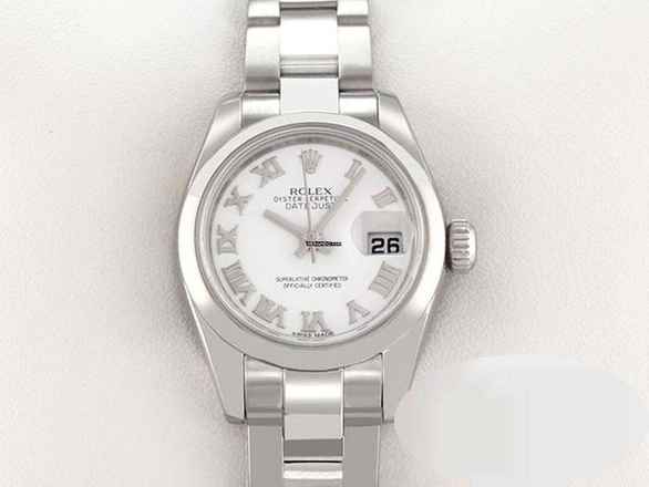  Rolex Lady-Datejust 26mm 179160 Edelstahl Automatik Damen Stahl Damenuhr Stainless Steel Oyster-band Chronometer White Dial 