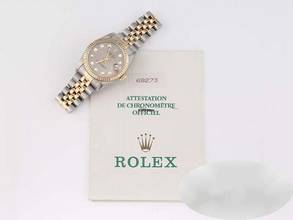 Thumbnail von Rolex Datejust 31 31mm 68273 1996 Stahl Gelbgold 750 Diamanten Automatik