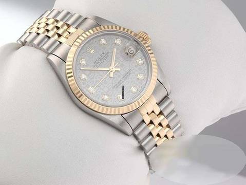 Rolex Datejust 31 31mm 68273 1996 Stahl Gelbgold 750 Diamanten Automatik