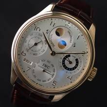 Thumbnail von IWC Portugieser Ewiger Kalender Perpetual Calendar Silver Dial Yellow Gold