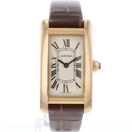  Cartier Tank Américaine Small Roze Gold 