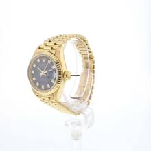 Thumbnail von Rolex Lady-Datejust 26 Yellow Gold Blue Vignette Diamond Dial