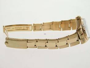 Thumbnail von Rolex Lady-Datejust 18 Kt Gelbgold mit original Brillant Blatt 26 mm mit Box im Top Zustand sehr schöne Damenuhr aus 1980