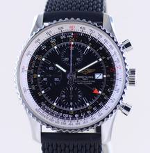 Thumbnail von Breitling Navitimer World 46 mm Chronograph Klassiker black dial B+P