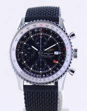 Thumbnail von Breitling Navitimer World 46 mm Chronograph Klassiker black dial B+P