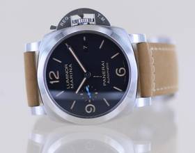 Thumbnail von Officine Paneral Luminor Marina 44 Stahl PAM 01312 3-Days Automatic P9010 Top