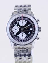 Thumbnail von Breitling Old Navitimer 41,5 mm Chronograph Stahlband Klassiker black arabic dial B+P