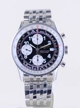 Thumbnail von Breitling Old Navitimer 41,5 mm Chronograph Stahlband Klassiker black arabic dial B+P