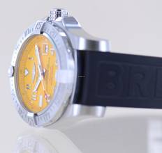 Thumbnail von Breitling Avenger II Seawolf Stahl Yellow Dial Kautschukband Automatic B+P 45.5mm