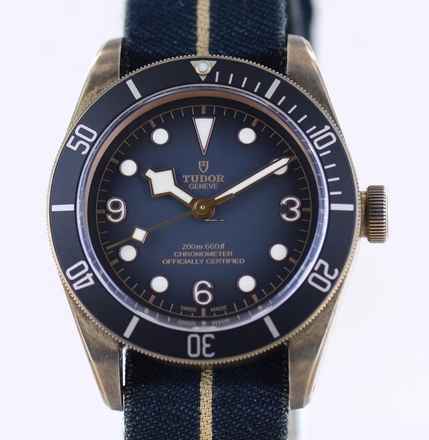  Tudor Black Bay Bronze grey Dial Top Cool B+P Textilband 