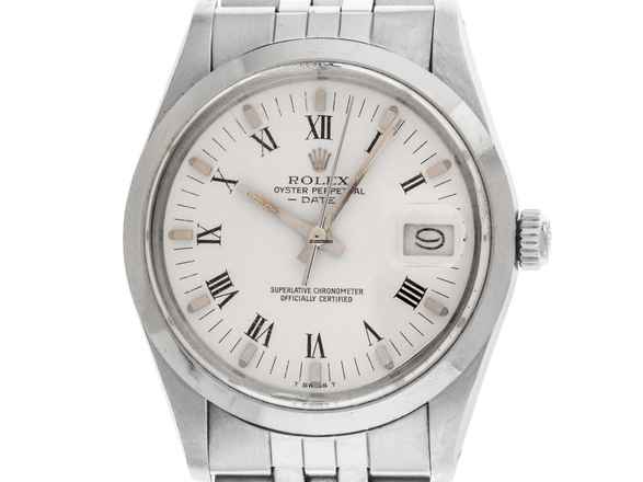  Rolex Oyster Perpetual Date Ref.15000 1982 Box&Beschreibung sehr gut Vintage Oyster Perpetual Date open 6/9 