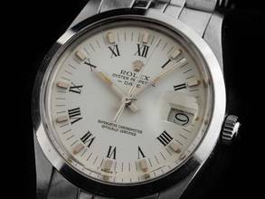 Thumbnail von Rolex Oyster Perpetual Date Ref.15000 1982 Box&Beschreibung original Unpoliert Oyster Perpetual Date open 6/9