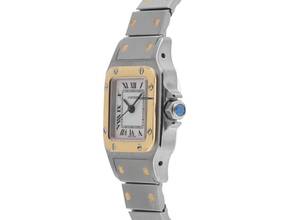 Thumbnail von Cartier Santos Galbée Lady Ref.0902 1999 Box&Beschreibung sehr gut Vintage Santos Galbee Lady PM kleines Modell