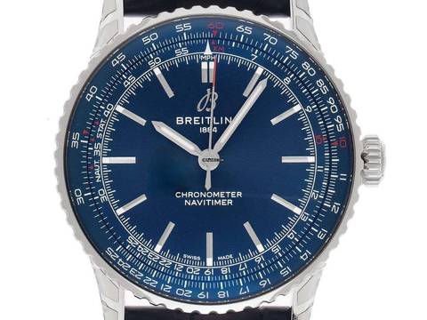 Breitling Navitimer Ref.A17329161C1P1 2025 Full Set Ungetragen Navitimer Krokoleder Faltschließe