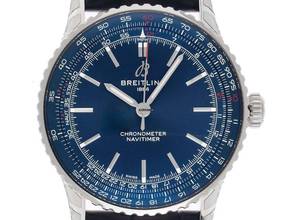 Thumbnail von Breitling Navitimer Ref.A17329161C1P1 2025 Full Set Ungetragen Navitimer Krokoleder Faltschließe