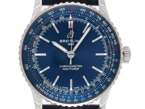  Breitling Navitimer Ref.A17329161C1P1 2025 Full Set Ungetragen Navitimer Krokoleder Faltschließe 