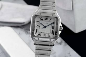 Thumbnail von Cartier Santos De Cartier Çelik Otomatik Ref. WSSA0018
