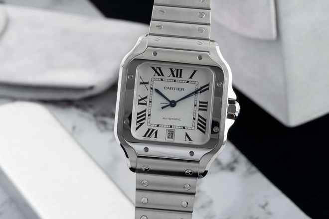 Cartier Santos De Cartier Stahl Automatik Ref. WSSA0018 