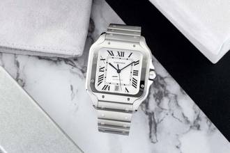 Thumbnail von Cartier Santos De Cartier Stahl Automatik Ref. WSSA0018