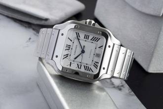 Thumbnail von Cartier Santos De Cartier Stahl Automatik Ref. WSSA0018