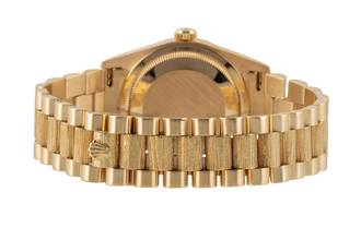 Thumbnail von Rolex Day-Date 36 18k Red Vignette Diamond Dial Borke Gold Automatik Ref. 18248