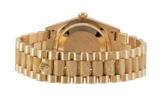 Thumbnail von Rolex Day-Date 36 18k Red Vignette Diamond Dial Borke Gold Automatik Ref. 18248