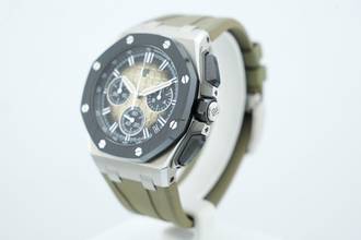 Thumbnail von Audemars Piguet Royal Oak Offshore Chronograph 43MM - Taupe Dial - Additional Strap - 26420SO.OO.A600CA.01 2023