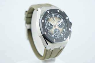 Thumbnail von Audemars Piguet Royal Oak Offshore Chronograph 43MM - Taupe Dial - Additional Strap - 26420SO.OO.A600CA.01 2023